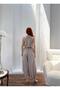 Women's Striped Halter Neck Two-Piece Set Casual Blouse Baggy Pants Summer Set - 4