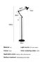 Creative Modern Flexible LED Atmosphere Standing Floor Lamp Multi-Angle Adjustable With Rotatable Black - 7