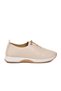 Beige Rubber Laced Women's Casual Shoes - 2
