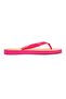 Havana Blunt Toe Double Color Salmon Pink Flip Flops - 4