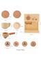 Wooden Coffee Machine Role play Montessori toy kids toy, little barista toy - 6