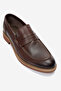 Men's Lace-Up 4 Season Classic Shoes Real Leather Fr 2654/2 Brown - 2