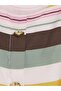 Lcwaikiki Classic Mixed U-Neck Striped Belted Dress - 3