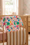 Long Sleeve Waterproof Baby Food and Activity Bib with Pockets - Colorful Patterned 6-24 Months - 4
