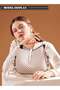 PU Leather Handbag Large Capacity Shoulder Bag for Women Beige - 4