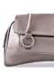 Miroshnikov Women’s Baguette Shoulder Bag, Glossy PU Leather Evening Purse, Designer Crinkle Effect Handbag - 5
