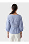 Two Mt Shop Quality Square Collar Plaid Blouse - 4