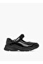 Girls Bow Detail Hook & Loop School Shoes - 3