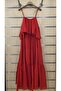 Cotton Long Italian Dress with Rope Straps - 5