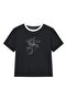 Women Cotton Graphic Crew Tee - 3