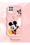 Samsung Galaxy A12 Compatible Case Camera Protector Pink Silicone Couple Phone Case Cute Pattern - 2