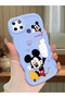 Realme C21Y Compatible Case Camera Protector Blue Silicone Couple Phone Case Cute Pattern