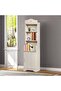 Ariana 1 Door Open Shelf Kids Book Case Modern Design Organiser Cupboard - Light Oak