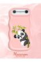 Tecno Spark Slim Compatible Case Camera Protector Pink Silicone Couple Phone Case Panda Pattern - 2