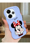 Redmi 13X Compatible Case Camera Protector Blue Silicone Couple Phone Case Cute Pattern