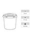 Afacan Plastic Medical Infectious Waste Bucket 5 Lt. 1 Piece - 2