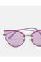 Girls Purple Cat Eye Sunglasses - 4