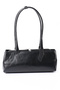 Genuine Leather Black Antique Women's Shoulder Bag - 6