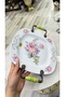 Esterhomedecor Porcelain Presentation Plate with Handle - 7
