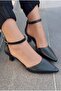 Arlin Black Matte Leather Women's Stiletto