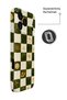 iPhone 17 Pro Max / 18 Pro Max Olive Checker Protect Slim Glossy Full Cover Print Camera Protected Phone Case - 3