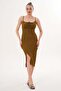 Women's Strappy Wrap Fabric Dress