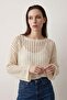 My Fashion Textured Acrylic Short Knitwear Top - 4