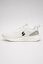 Vesta Men's White Gray Foam Sole Lightweight Knitted Mesh Casual Sports Shoes Sneaker - 5