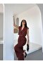 Women's Brown Lined Vest Pants Double Set Mlb00069 - 6
