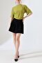Women's Sandy Side Gathered Short Sleeve Blouse - 3