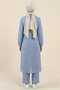 100% Cotton Muslin Fabric Zippered Comfortable Fit Hijab Women's Set - Hajj and Umrah Outfit - 4