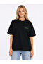 Unisex Women's and Men's T-Shirt with Written Logo, Front Print, Oversize, Thick Fabric, Comfortable Cut, Cotton T-Shirt - 2