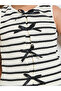 Girls Striped Knit Top and Shorts Set - 3