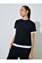 Contrast Trim Short Sleeves T-Shirt and Joggers Co-Ords - 3