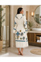 100% Cotton Premium Muslin Bathrobe - Standard Size Beach Robe - 4