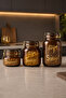 Set of 3 Glass Storage Jars |   Amber Glass Jar with Locking Lid and Silicone Gasket |   Airtight Kitchen Storage Container - 7