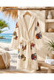 100% Cotton Premium Muslin Bathrobe - Standard Size Beach Robe