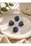 Handmade Murano Glass Blackberry Beads – Lampwork Jewelry Making Bead (2 Pieces)