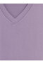 Lilac V-Neck Modal Blend Women's Undershirt - 7