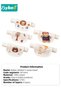 5-Piece Baby Sweat Absorbent Towel, 100% Cotton Baby Towel, Infant Back Towels, Back Wet Pad Wipes for Children Playtime and Kindergarten Activities - 8