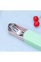 - Spoon, Fork & Chopsticks Set - Green - 5