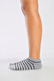 Women's 9-Pack Cotton Stripe Patterned Booties Socks - 3