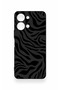 Vivo Y05 4g Compatible Black Zebra Patterned Silicone Case - 2