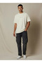 Men Crew Neck Short Sleeve Embroidered T-shirt - 5