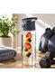Water Bottle Fruit Infuser 700ml BPA Free Tritan Sports Bottle with Flip Top Leak Proof Lid Reusable Infused Water Bottle for Gym Fitness Detox Hydration Office School Travel Outdoor Use (PINK) - 5