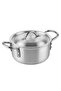 Aluminium Cooking Pot with Lid | 20cm | Silver