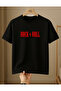 Rock&Roll Printed 100% Cotton Crew Neck Unisex Regular T-Shirt