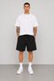 2 Pieces Black-Grey Oversize Fit Shorts Bermuda Comfortable Fit Anti-Sweat Summer Wear - 4