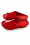 Belix Red Women's Leather Slippers - 5