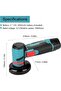 Cordless Angle Grinder Kit - Rechargeable Electric Grinding Machine with Battery & Charger, Portable Angle Grinder for Cutting, Grinding, Polishing & Metalworking - 4
